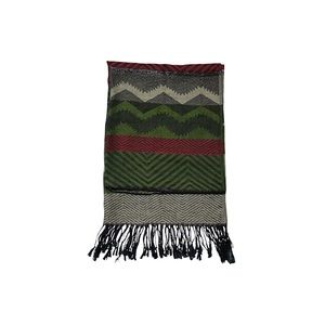 Multicolored Patterned Winter Scarf Shawl Wrap